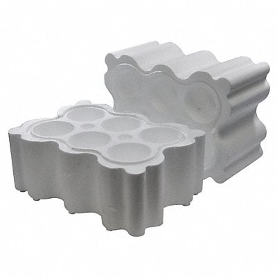 Foam Insert Six Wine Bottles White MPN:746T