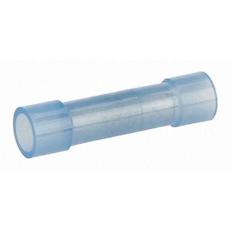 Butt Splice Wire Connector, 14 AWG Max, Blue, Nylon Insulation, 600 V MPN:B16-N