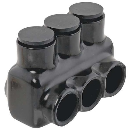 MultitapConnector, Alum, Blk, Hex, 3Port MPN:IPL250-3B