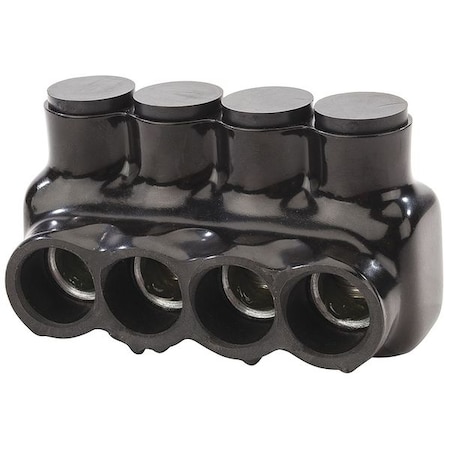 MultitapConnector, Alum, Blk, Hex, 4Port MPN:IPL250-4B