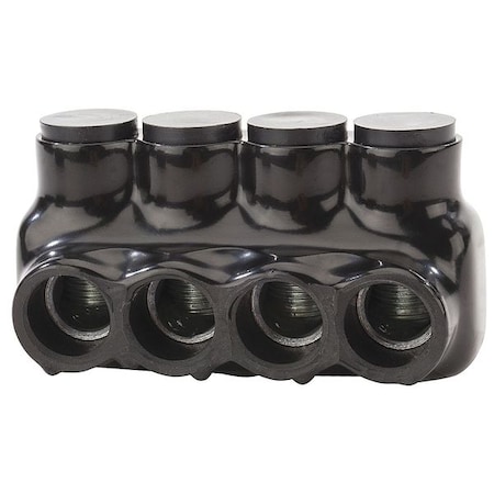 MultitapConnector, Alum, Blk, Hex, 4Port MPN:IPL3/0-4B