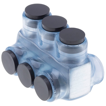 Wire Connector, 3 Port, Clear, Plastisol Insulation MPN:IPLD1/0-3CB