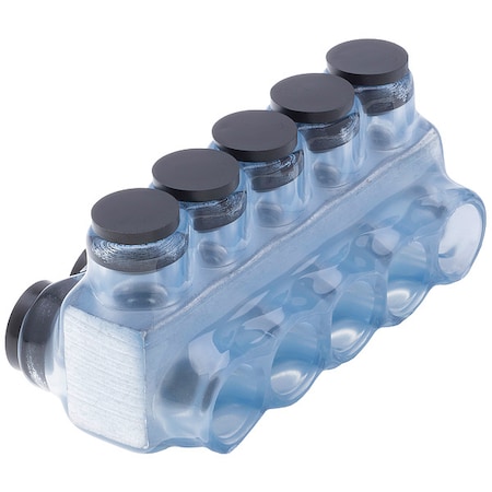 Wire Connector, 5 Port, Clear, Plastisol Insulation MPN:IPLD1/0-5CB