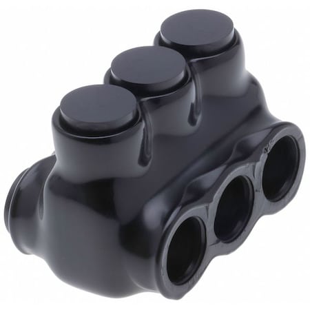 Wire Connector, 3 Port, Black, Plastisol Insulation MPN:IPLD2-3B