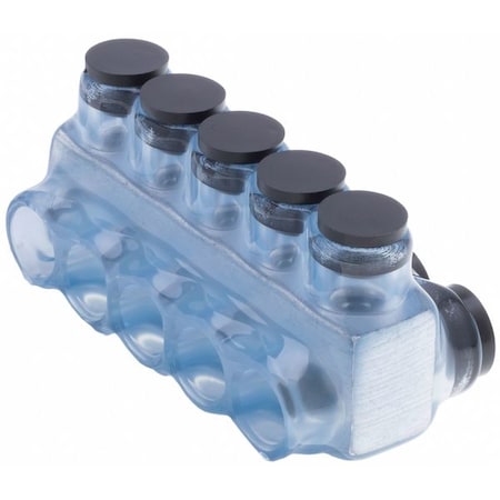 Wire Connector, 5 Port, Clear, Plastisol Insulation MPN:IPLD2-5CB