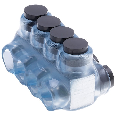 Wire Connector, 4 Port, Clear, Plastisol Insulation MPN:IPLD2/0-4CB