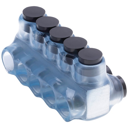 Wire Connector, 5 Port, Clear, Plastisol Insulation MPN:IPLD2/0-5CB