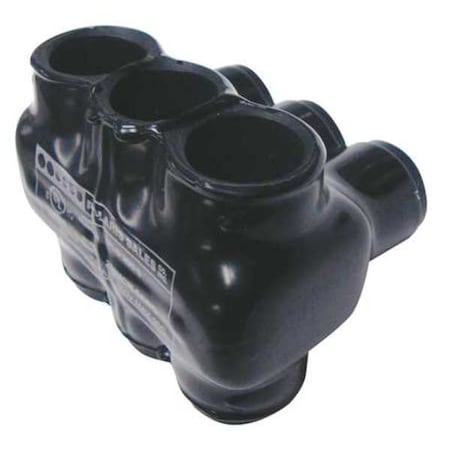 MultitapConnector, Alum, Blk, Hex, 3Port MPN:IPLD250-3B