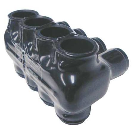 MultitapConnector, Alum, Blk, Hex, 4Port MPN:IPLD250-4B