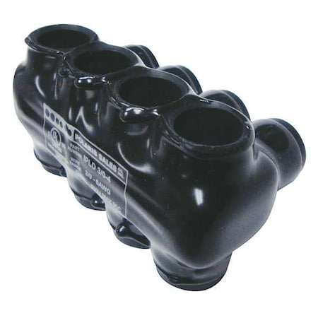 MultitapConnector, Alum, Blk, Hex, 4Port MPN:IPLD3/0-4B