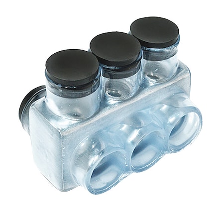 MultitapConnector, Alum, Clear, Hex, 3Port MPN:IPLD350-3CB