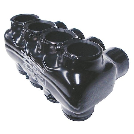 MultitapConnector, Alum, Blk, Hex, 4Port MPN:IPLD350-4B