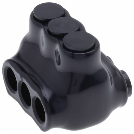 Wire Connector, 3 Port, Black, Plastisol Insulation MPN:IPLD4-3B