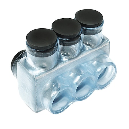MultitapConnector, Alum, Clear, Hex, 3Port MPN:IPLD500-3CB