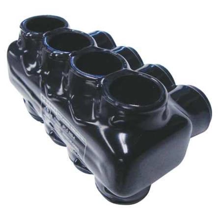 MultitapConnector, Alum, Blk, Hex, 4Port MPN:IPLD500-4B