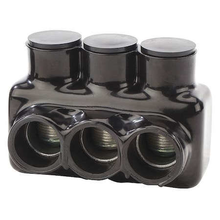 MultitapConnector, Alum, Blk, Hex, 3Port MPN:IPLD750-3B