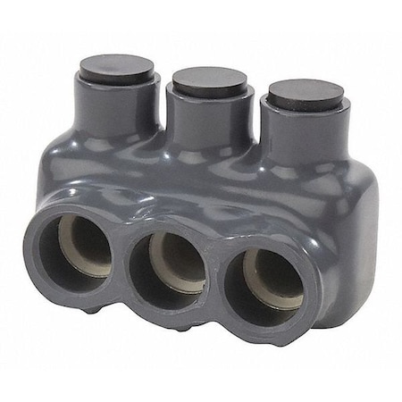 Multi-Tap, Black, 3/0-4/2/0-2 AWG, 3 Port MPN:IPLG3/0-3