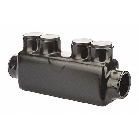 Inline Splice Wire Connector, 750 MCM Max, Black, Plastisol Insulation, 600 V, 535 A MPN:ISRH-750