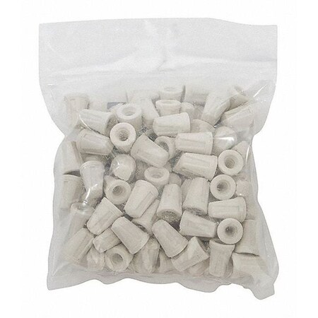 Twist-On Wire Connector, 8 AWG Max, White, Ceramic Insulation, 100 PK MPN:TOP-L-CD