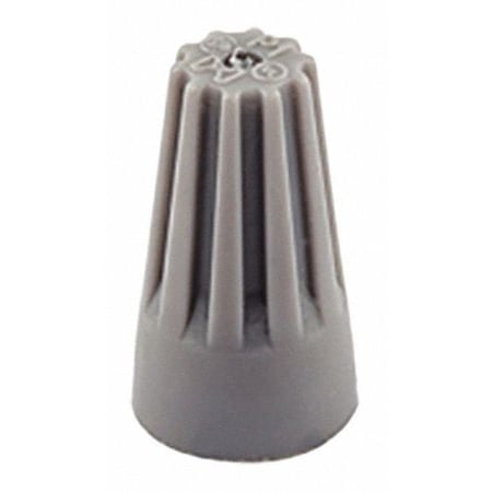Wire Connector, 14 AWG Max, Gray, Thermoplastic Insulation, 300 V MPN:WC-G-B