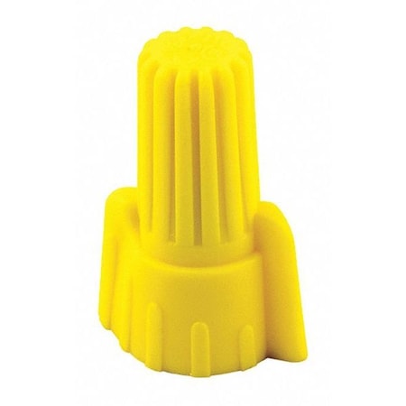 Twist-On Wire Connector, 10 AWG Max, Yellow, Thermoplastic Insulation, 600 V MPN:WWC-Y-B