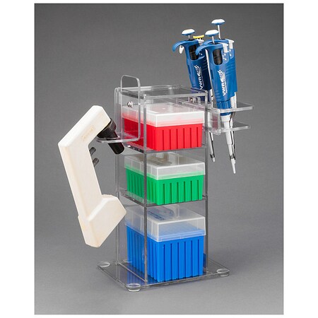 Lab Bench Vertical Organizer, 12.3 in H MPN:3VTORG-PIPTRBRK-BRK