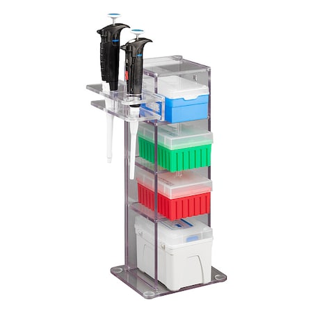 Lab Bench Vertical Organizer, PETG MPN:4VTORG-PIPTRBRK