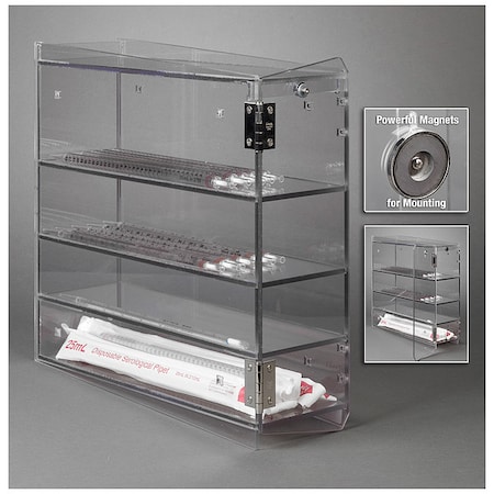 Serological Pipette Holder w/Door, PETG MPN:DRSRPIP-M
