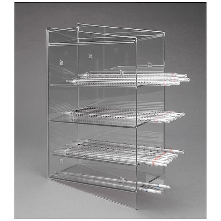 Serological Pipette Holder 4-Pocket, PETG MPN:PGSERPIP4-T