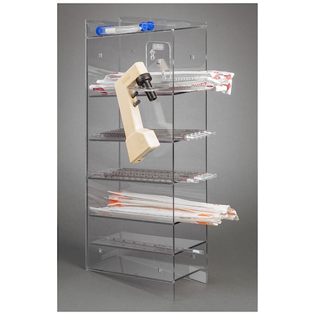 6 Pocket Serological Pipette Holder, PETG MPN:PGSERPIP6-BRK