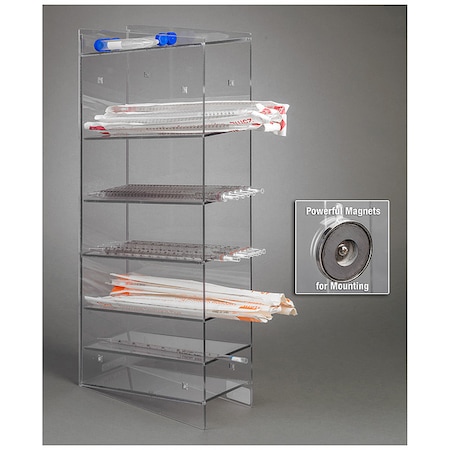 6 Pocket Serological Pipette Holder, PETG MPN:PGSERPIP6-M