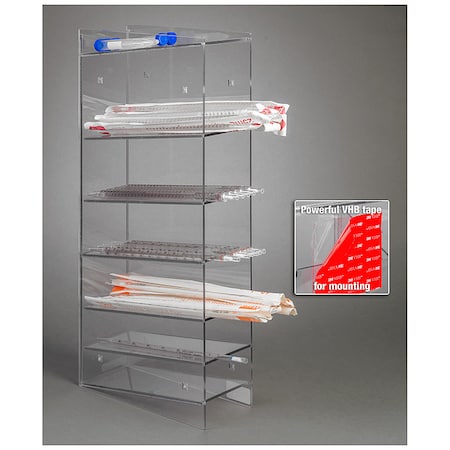 6 Pocket Serological Pipette Holder, PETG MPN:PGSERPIP6-T