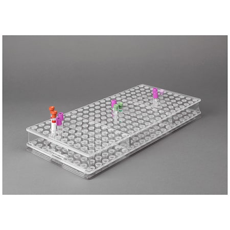 Blood Tube Carrier Rack, 2 1/2 in H, PETG MPN:BLDTUBE200