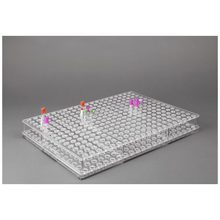 Blood Tube Carrier Rack, 2 1/2 in H, PETG MPN:BLDTUBE300