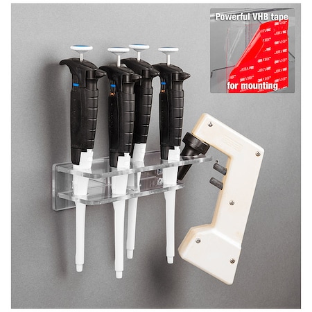 Pipette and Pipette Filler Bracket, PETG MPN:HOODPIPS-T