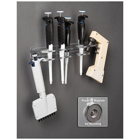 Pipette and Pipette Filler Bracket, PETG MPN:HOODPIPS61-M