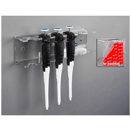 Pipettor Hanger-6 Position, PETG MPN:PIPTLT6-T