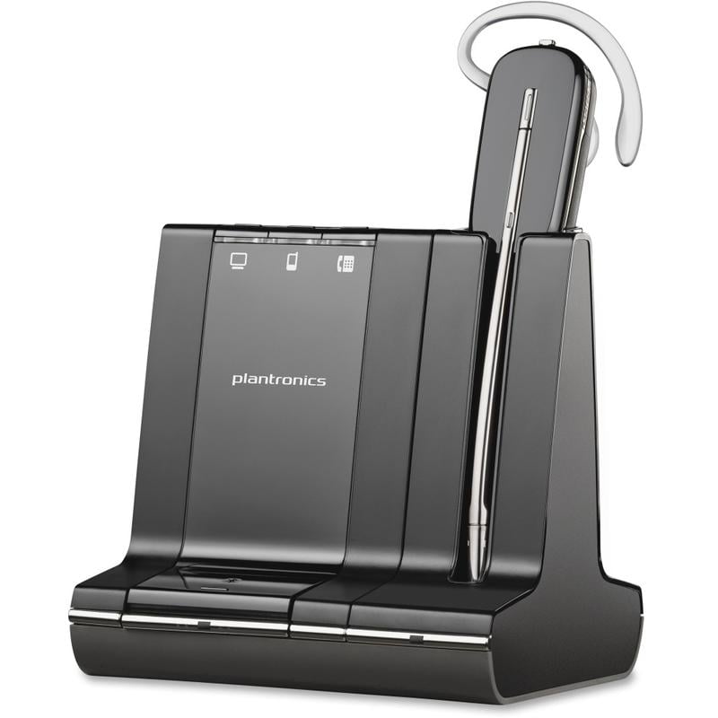 Plantronics Savi 740 Wireless Headset System, Black/Silver MPN:83542-01