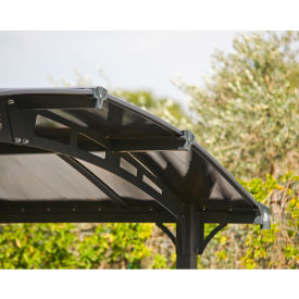 Palram - Canopia Arcadia Alpine 12' x 16' Carport Gray HG9125