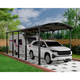 Palram - Canopia Arcadia Alpine 12' x 35' Carport Gray HG9128