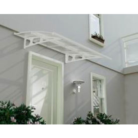 Palram - Canopia Bordeaux 2230 7' x 5' Awning White/Diffused Clear HG9561