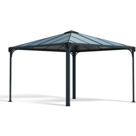 Palram - Canopia Palermo™ HG9152 3600 Gazebo 12'L x 12'W Gray 702780