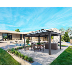 Palram - Canopia Dallas Gazebo 14' x 14' Gray HG9155