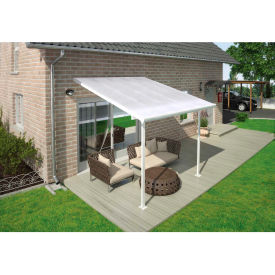 Palram - Canopia Feria™ HG9310 Patio Cover Kit 10'L x 10''W White 702720
