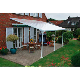 Palram - Canopia Feria™ HG9324 Patio Cover Kit 10'L x 24''W White 702726