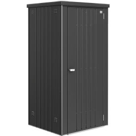Biohort® Galvanized Steel Equipment Locker 90 3' x 2-11/16' x 6' Dark Gray BIO1102