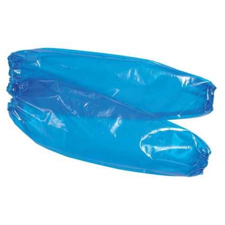 VR® Chemical Resistant Sleeves, 24 in Length, 4 mil Thick, Welded Seam, Blue, 150 PK MPN:41900