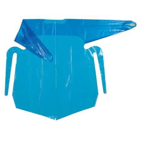 Gown, Polyolefin, Welded, 4 mil, 50 in, Blue, L, 50 PK MPN:42500