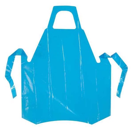 Bib Apron, PolyCo VR, Blue, 45 in, Universal MPN:46420