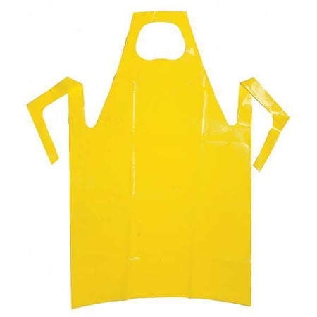 Bib Apron, PolyCo VR, Yellow, 45 in, Universal MPN:46424